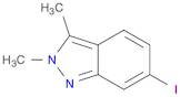 2H-Indazole, 6-iodo-2,3-dimethyl-