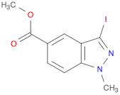 1H-Indazole-5-carboxylic acid, 3-iodo-1-methyl-, methyl ester