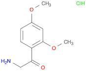 Ethanone, 2-amino-1-(2,4-dimethoxyphenyl)-, hydrochloride (9CI)