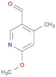 3-Pyridinecarboxaldehyde, 6-methoxy-4-methyl-