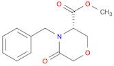 3-Morpholinecarboxylic acid, 5-oxo-4-(phenylmethyl)-, methyl ester, (3S)-