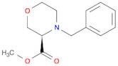 3-Morpholinecarboxylic acid, 4-(phenylmethyl)-, methyl ester, (3R)-