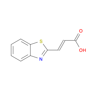 2-Propenoic acid, 3-(2-benzothiazolyl)-, (2E)-