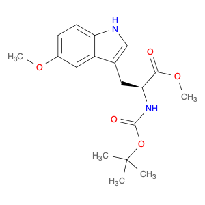 L-Tryptophan, N-[(1,1-dimethylethoxy)carbonyl]-5-methoxy-, methyl ester