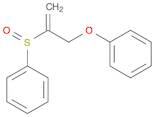 Benzene, [(1-methylene-2-phenoxyethyl)sulfinyl]- (9CI)