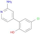 Phenol, 2-(2-amino-4-pyridinyl)-4-chloro-