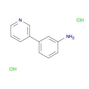 Benzenamine, 3-(3-pyridinyl)-, hydrochloride (1:2)