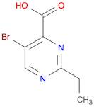 4-PyriMidinecarboxylic acid, 5-broMo-2-ethyl-