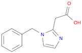 1H-Imidazole-2-acetic acid, 1-(phenylmethyl)-