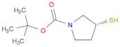 1-Pyrrolidinecarboxylic acid, 3-mercapto-, 1,1-dimethylethyl ester, (3R)-