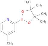 Pyridine, 4-methyl-2-(4,4,5,5-tetramethyl-1,3,2-dioxaborolan-2-yl)-