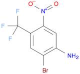 Benzenamine, 2-bromo-5-nitro-4-(trifluoromethyl)-