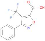 5-Isoxazolecarboxylic acid, 3-phenyl-4-(trifluoromethyl)-