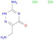 1,2,4-Triazin-5(2H)-one, 3-amino-6-(aminomethyl)-, hydrochloride (1:2)