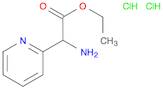 2-Pyridineacetic acid, α-amino-, ethyl ester, hydrochloride (1:2)