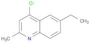 Quinoline, 4-chloro-6-ethyl-2-methyl-