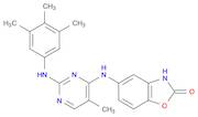 2(3H)-Benzoxazolone, 5-[[5-methyl-2-[(3,4,5-trimethylphenyl)amino]-4-pyrimidinyl]amino]-