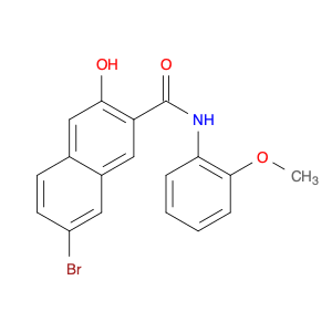 2-Naphthalenecarboxamide, 7-bromo-3-hydroxy-N-(2-methoxyphenyl)-