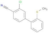 [1,1'-Biphenyl]-4-carbonitrile, 3-chloro-2'-(methylthio)-