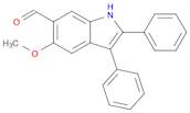 1H-Indole-6-carboxaldehyde, 5-methoxy-2,3-diphenyl-