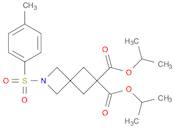 2-Azaspiro[3.3]heptane-6,6-dicarboxylic acid, 2-[(4-methylphenyl)sulfonyl]-, 6,6-bis(1-methylethyl…