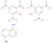 1,5-Naphthalenediamine, compd. with 2,4,6-trinitrophenol (1:2)