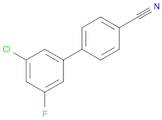 [1,1'-Biphenyl]-4-carbonitrile, 3'-chloro-5'-fluoro-