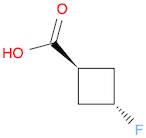 Cyclobutanecarboxylic acid, 3-fluoro-, trans-