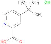 2-Pyridinecarboxylic acid, 4-(1,1-dimethylethyl)-, hydrochloride (1:1)