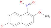 Naphthalene, 6-bromo-2-methoxy-1-nitro-