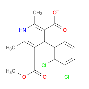 3,5-Pyridinedicarboxylic acid, 4-(2,3-dichlorophenyl)-1,4-dihydro-2,6-dimethyl-, 3-methyl ester