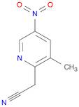 2-Pyridineacetonitrile, 3-methyl-5-nitro-