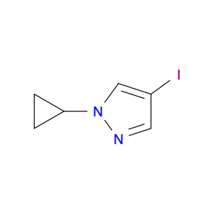 1H-Pyrazole, 1-cyclopropyl-4-iodo-