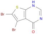 Thieno[2,3-d]pyrimidin-4(1H)-one, 5,6-dibromo-