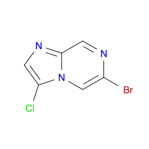 Imidazo[1,2-a]pyrazine, 6-bromo-3-chloro-