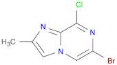 Imidazo[1,2-a]pyrazine, 6-bromo-8-chloro-2-methyl-