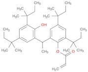 2-Propenoic acid, 2-[1-[3,5-bis(1,1-dimethylpropyl)-2-hydroxyphenyl]ethyl]-4,6-bis(1,1-dimethylp...