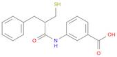 Benzoic acid, 3-[[2-(mercaptomethyl)-1-oxo-3-phenylpropyl]amino]-