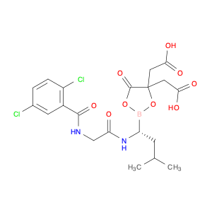 1,3,2-Dioxaborolane-4,4-diacetic acid, 2-[(1R)-1-[[2-[(2,5-dichlorobenzoyl)amino]acetyl]amino]-3-m…