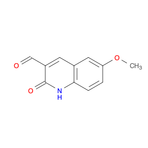 3-Quinolinecarboxaldehyde, 1,2-dihydro-6-methoxy-2-oxo-