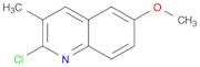 Quinoline, 2-chloro-6-methoxy-3-methyl-