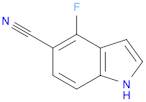 1H-Indole-5-carbonitrile, 4-fluoro-