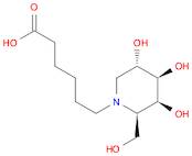 1-Piperidinehexanoic acid, 3,4,5-trihydroxy-2-(hydroxymethyl)-, (2R,3S,4R,5S)-