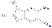 3H-Imidazo[4,5-b]pyridine-6-carbonitrile, 5-amino-2,3-dimethyl-