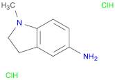 1H-Indol-5-amine, 2,3-dihydro-1-methyl-, hydrochloride (1:2)