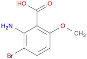 Benzoic acid, 2-amino-3-bromo-6-methoxy-