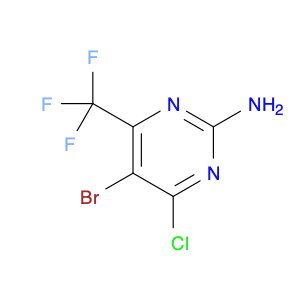 5-Bromo-4-chloro-6-(trifluoromethyl)pyrimidin-2-amine