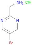 2-Pyrimidinemethanamine, 5-bromo-, hydrochloride (1:1)