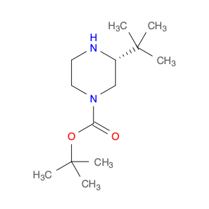 1-Piperazinecarboxylic acid, 3-(1,1-dimethylethyl)-, 1,1-dimethylethyl ester, (3R)-