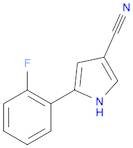 1H-Pyrrole-3-carbonitrile, 5-(2-fluorophenyl)-